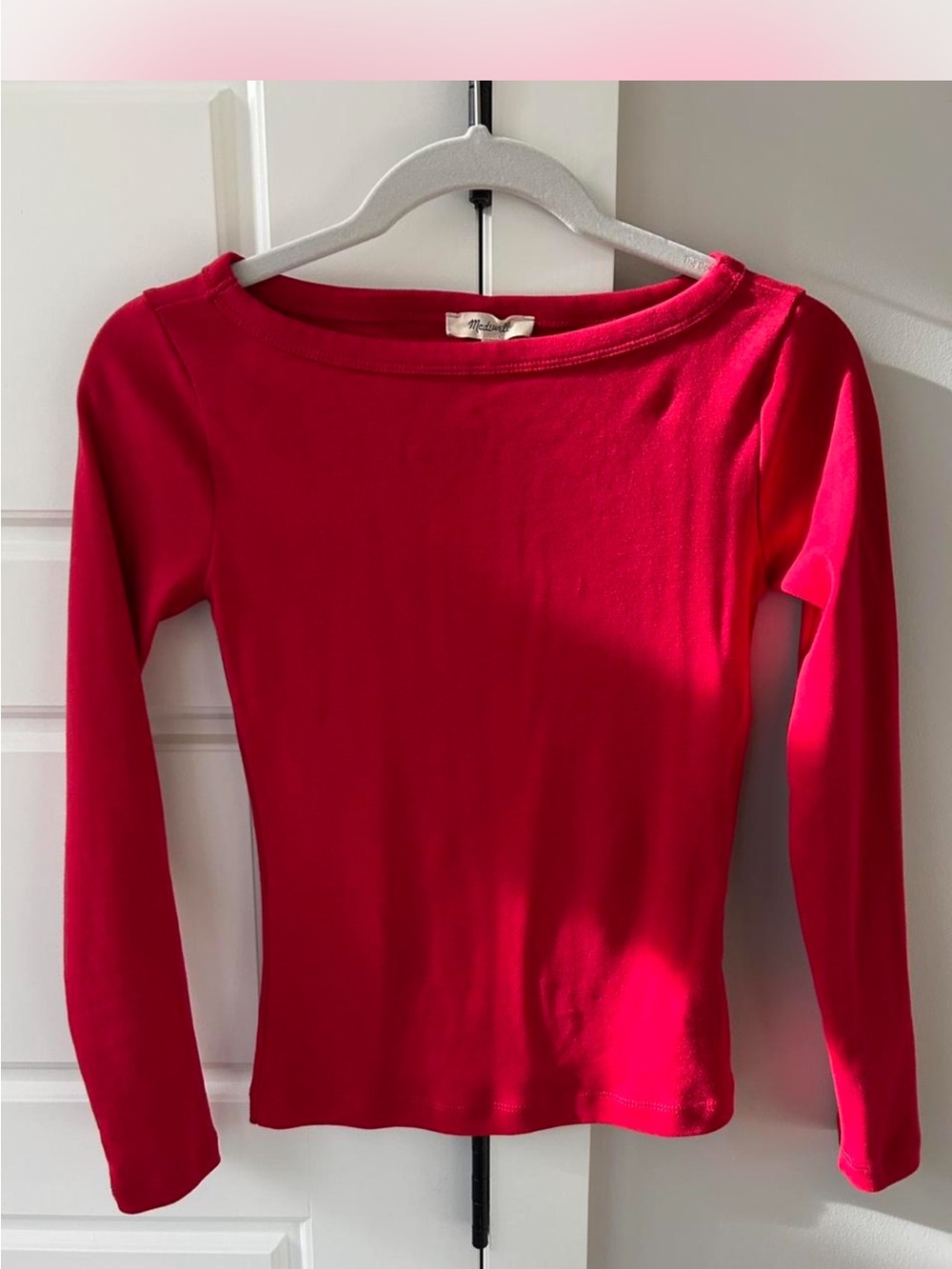 The 90s Boatneck Tee in Compact Cotton